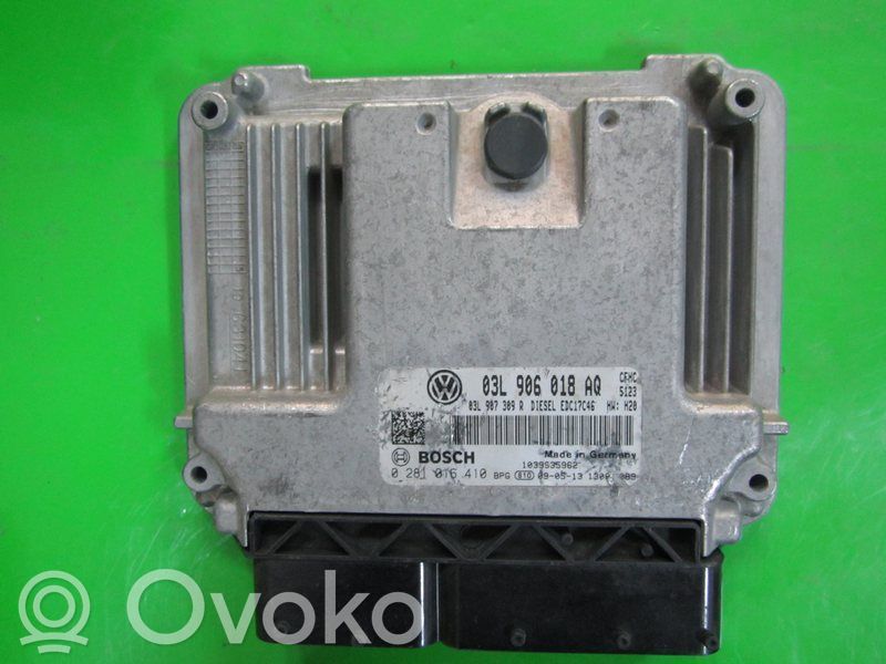 Engine control unit/module ECU   03L906018AQ,0281016410