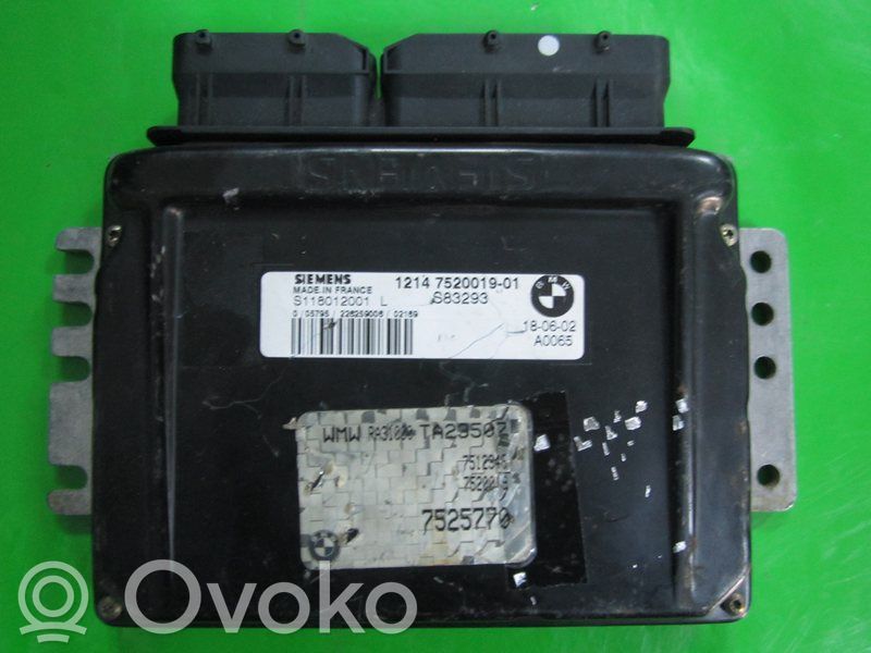 Engine control unit/module ECU   7525770,S118012001L
