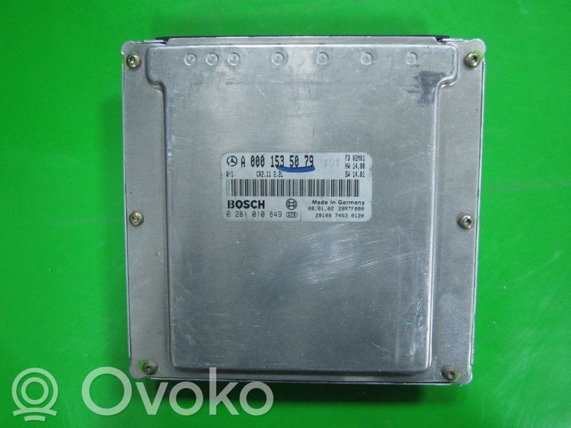 Mercedes-Benz C W203 Komputer / Sterownik ECU silnika 