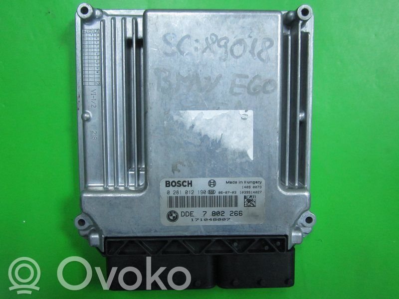 BMW 5 E60 E61 Motorsteuergerät ECU 
