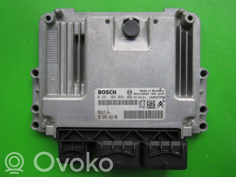 Peugeot 207 Unité de commande, module ECU de moteur 