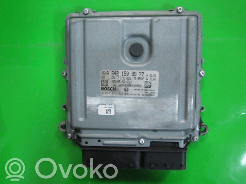 Engine control unit/module ECU   A6421508977,0281014326