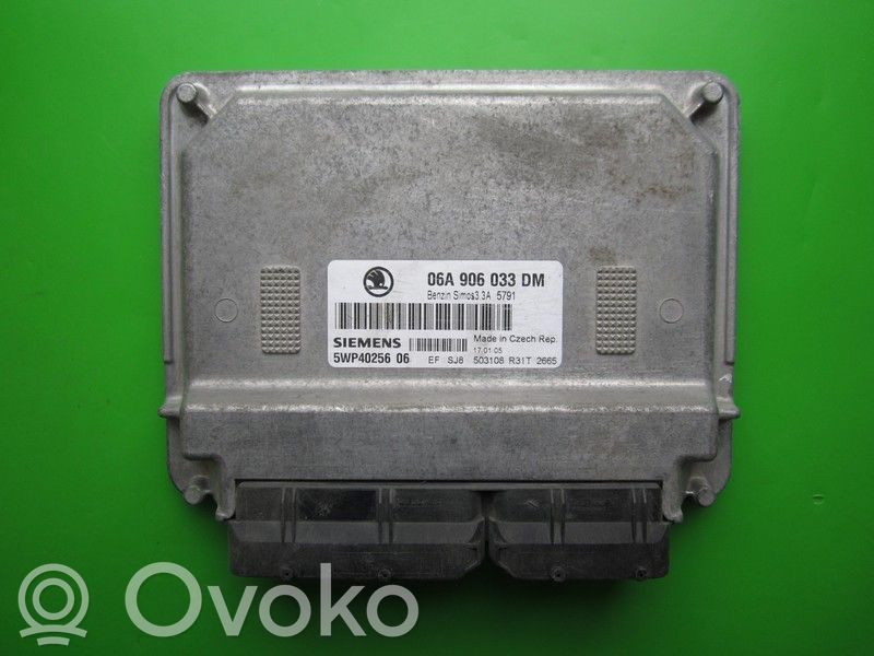 Skoda Octavia Mk2 (1Z) Unité de commande, module ECU de moteur 