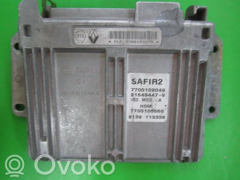 Engine control unit/module ECU   7700109049,21649447