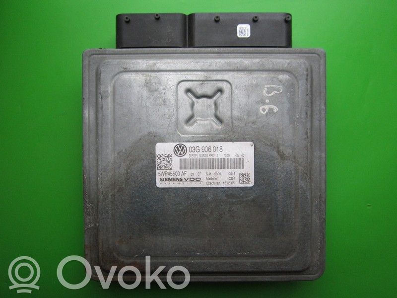 Engine control unit/module ECU   03G906018,5WP45500