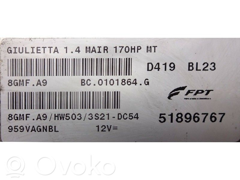 Engine control unit/module ECU   51896767,BC0101864G