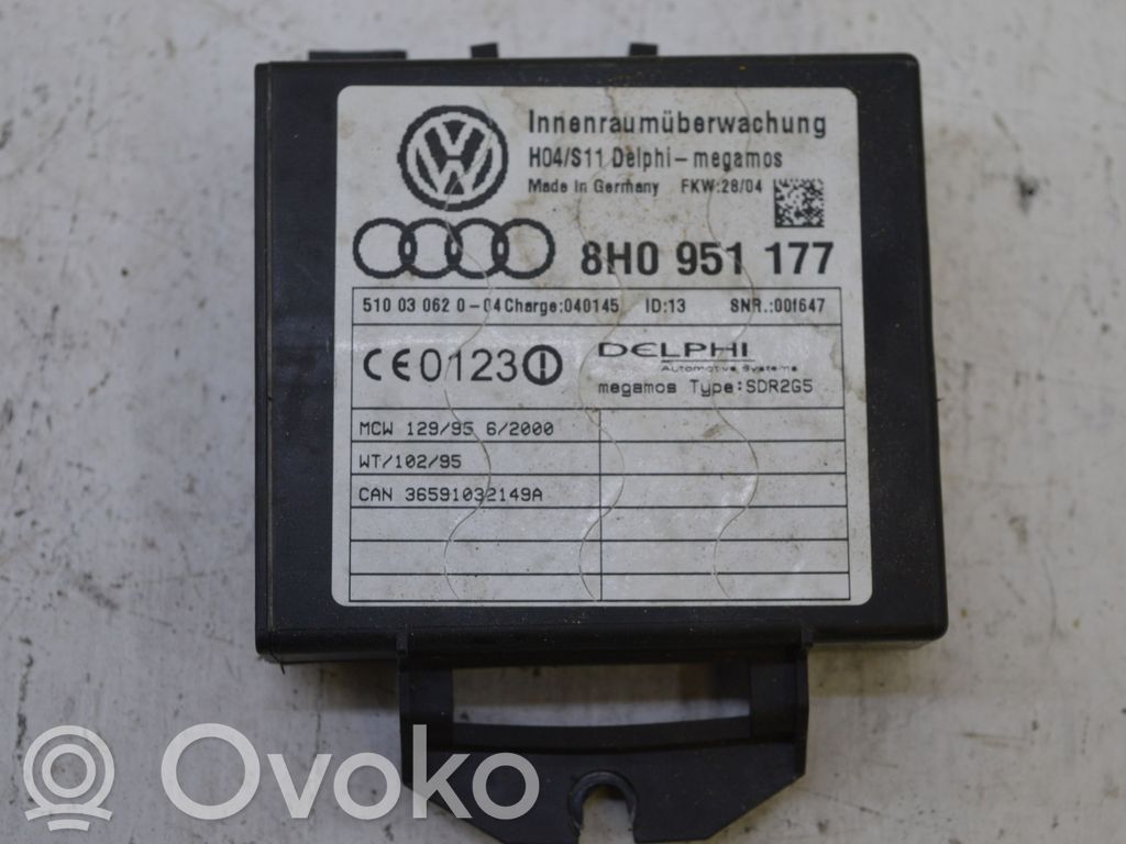 Audi A4 S4 B6 8E 8H Unidad de control/módulo de alarma 