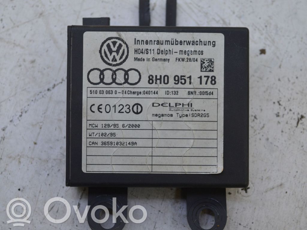 Audi A4 S4 B6 8E 8H Sterownik / Moduł alarmu 
