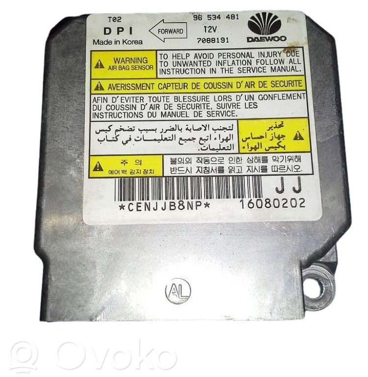 Daewoo Kalos Airbag control unit/module 