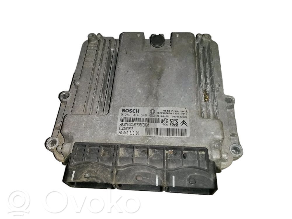 Peugeot 807 Engine control unit/module 