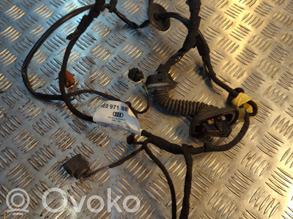 Audi A8 S8 D3 4E Cableado de puerta trasera 