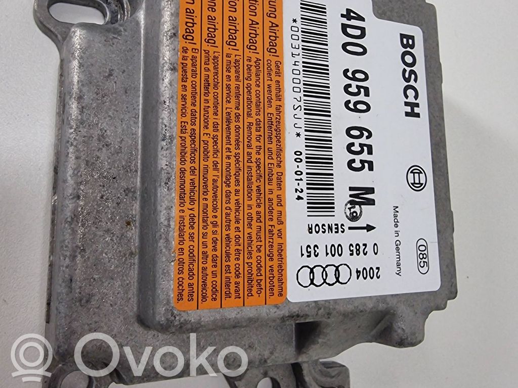 Airbag control unit/module   4D0959655M