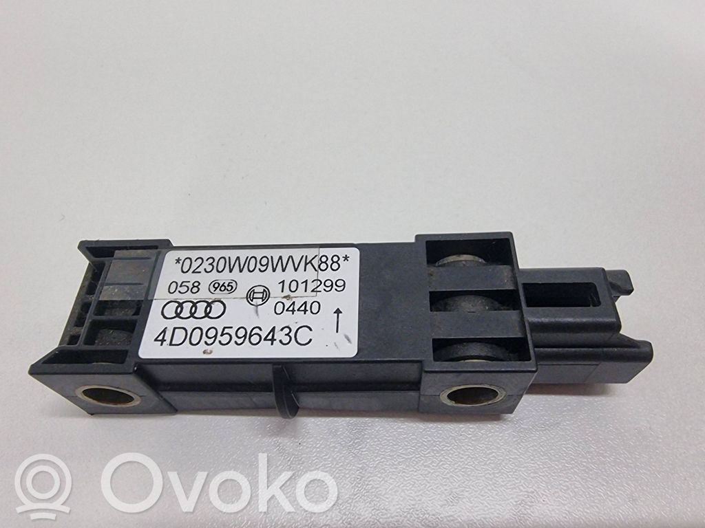 Audi A8 S8 D2 4D Airbagsensor Crashsensor Drucksensor 