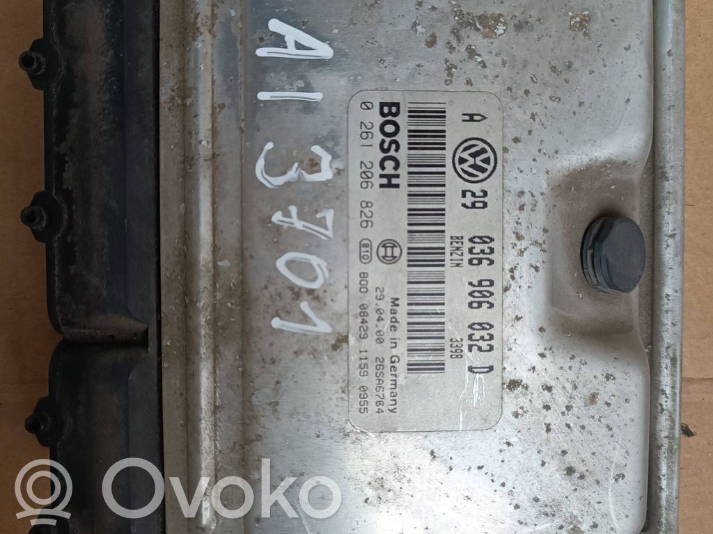 Engine control unit/module   036906032D,26SA6764,0261206826