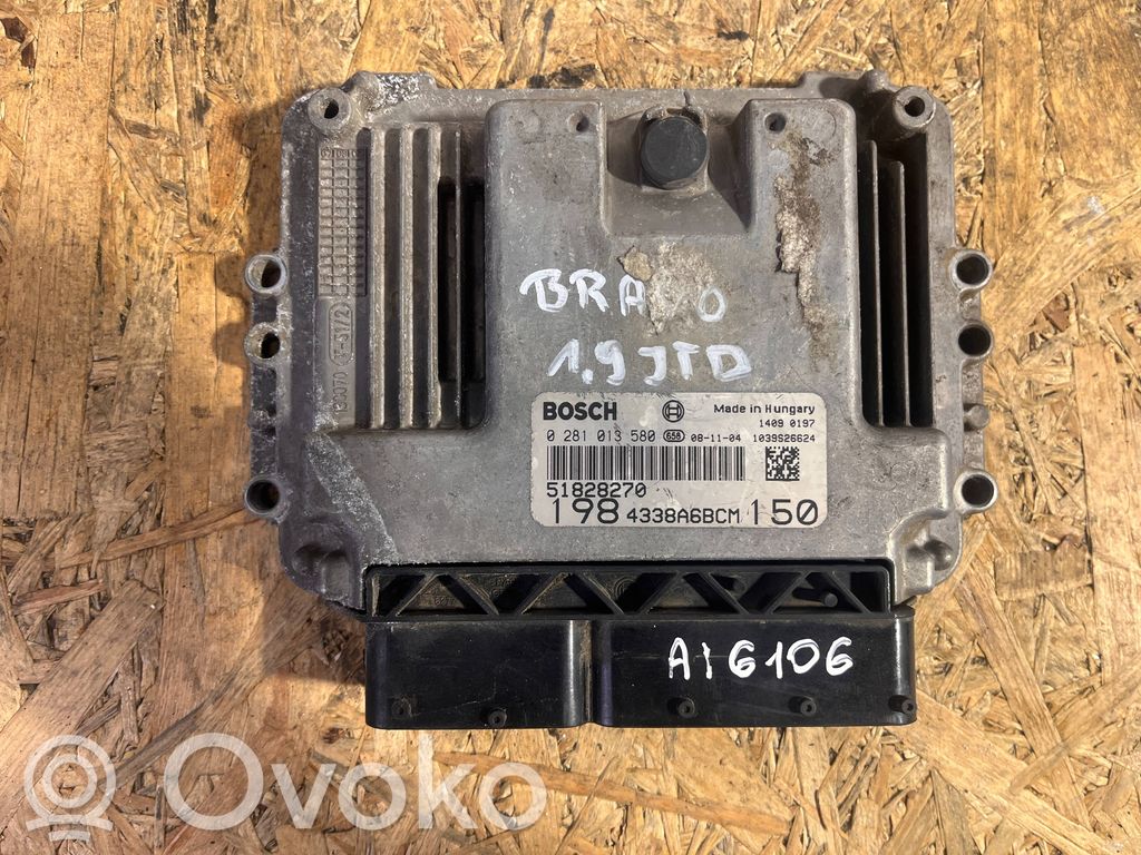 Fiat Bravo Engine control unit/module 