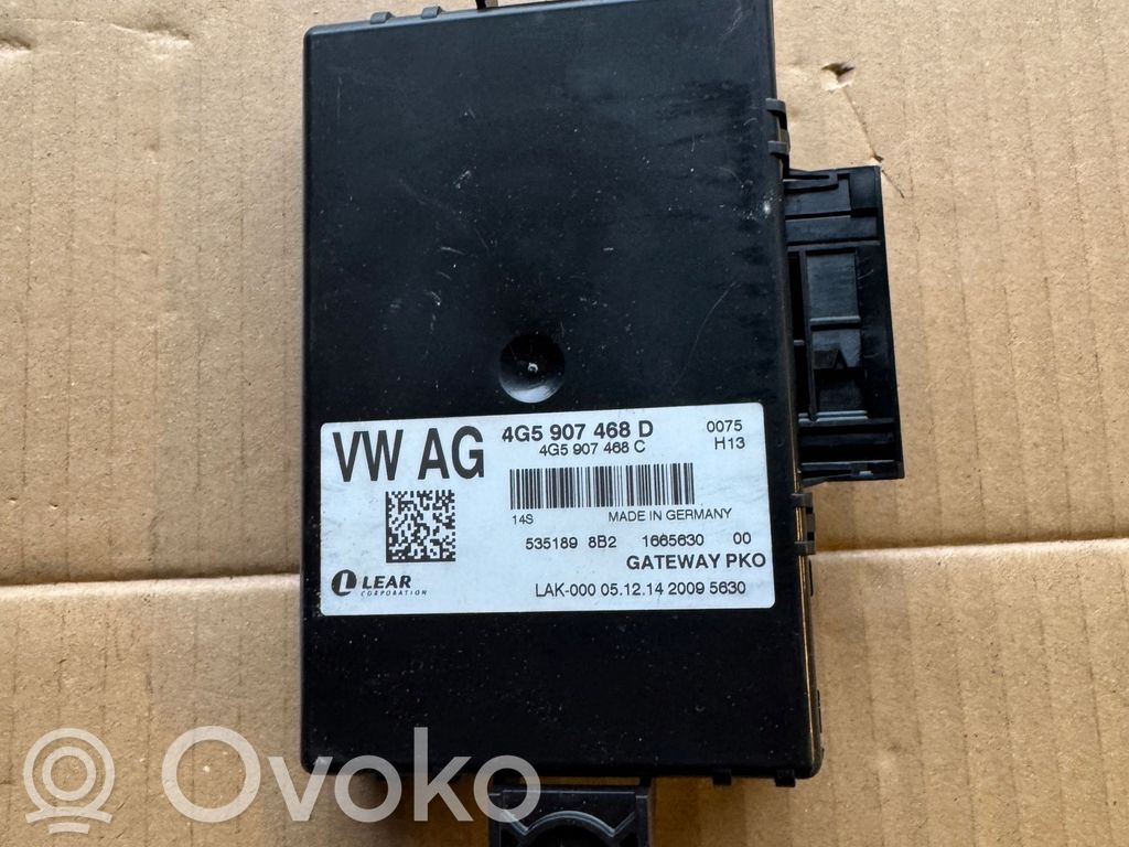 Audi A6 S6 C7 4G Gateway control module 