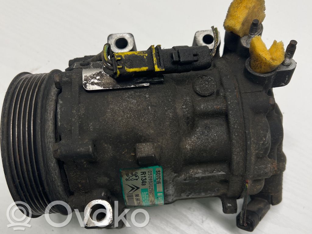 Peugeot 407 Air conditioning (A/C) compressor (pump) 