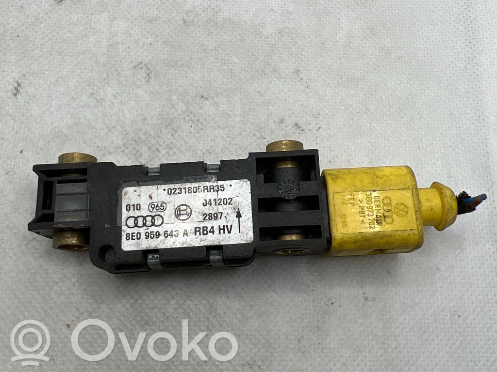 Audi A6 S6 C5 4B Gaisa spilvenu trieciensensors 