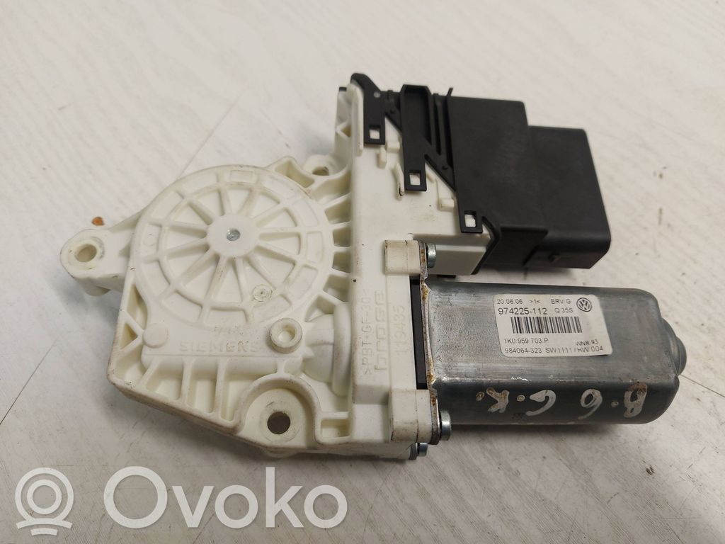 Volkswagen PASSAT B6 Elektryczny podnośnik szyby drzwi przednich 