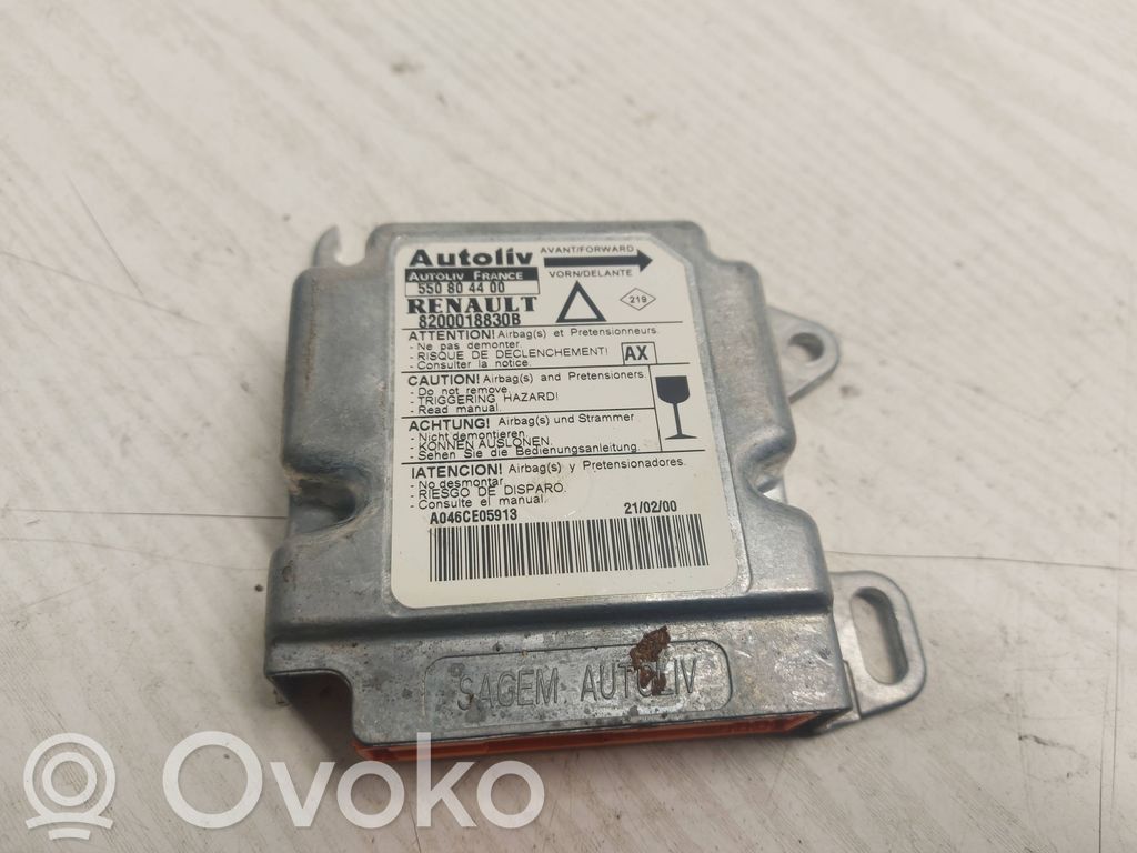 Airbag control unit/module   550804400,8200018830B