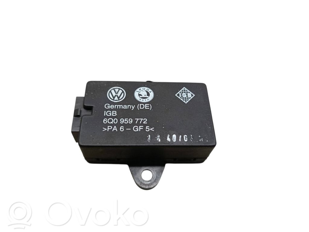Skoda Fabia Mk1 (6Y) Module de commande de siège 