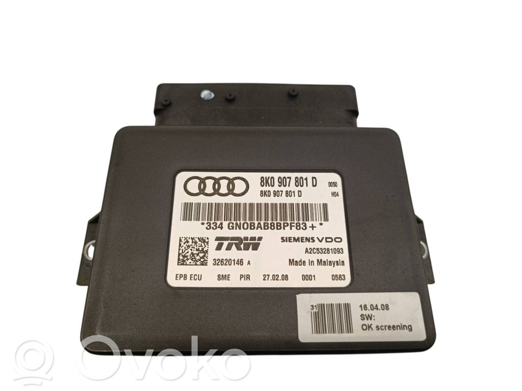 Audi S5 Hand brake control module 
