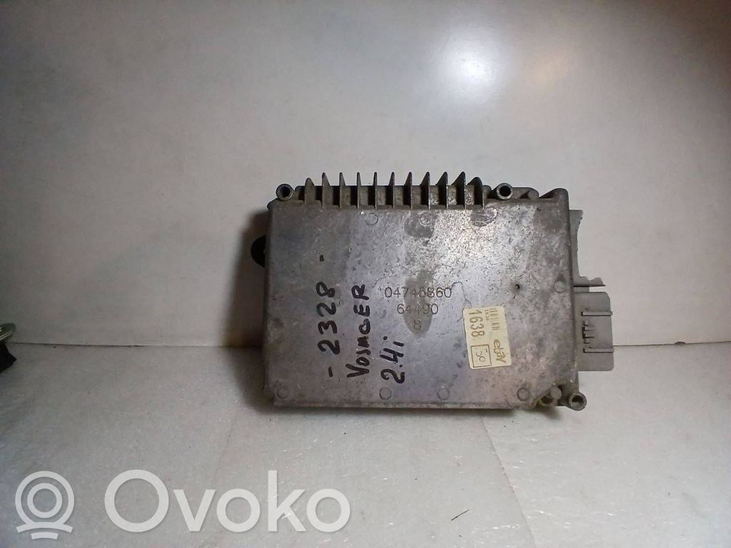 Engine control unit/module   04745860,64490