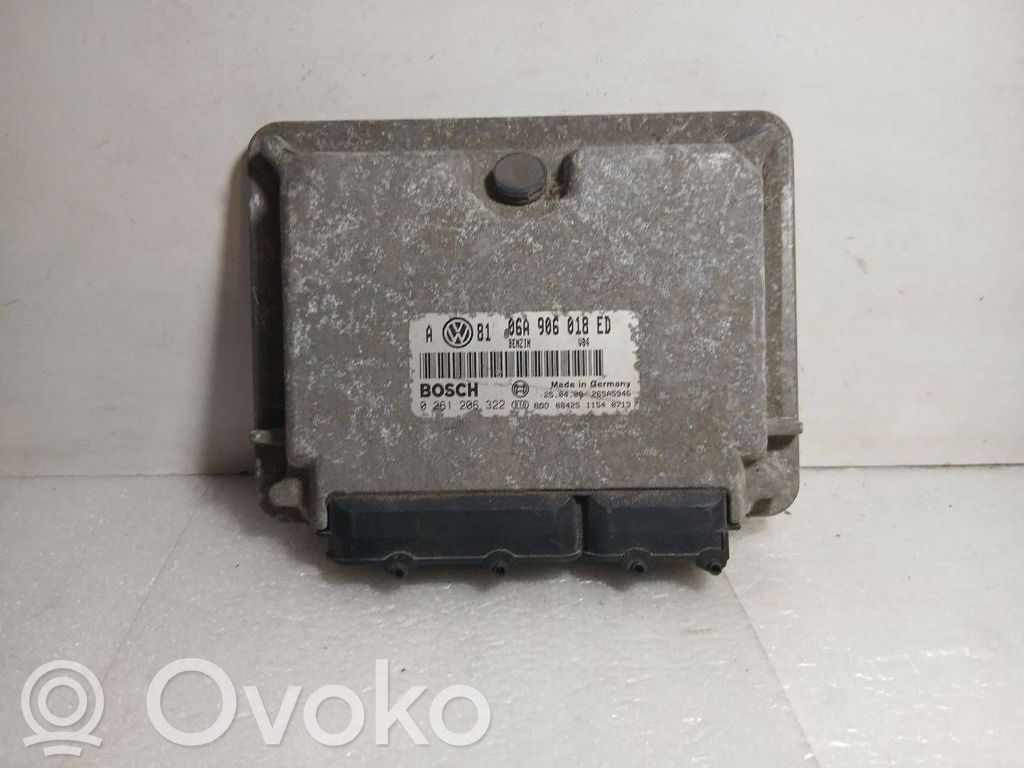 Engine control unit/module   06A906018ED,26SA5946,0261206322