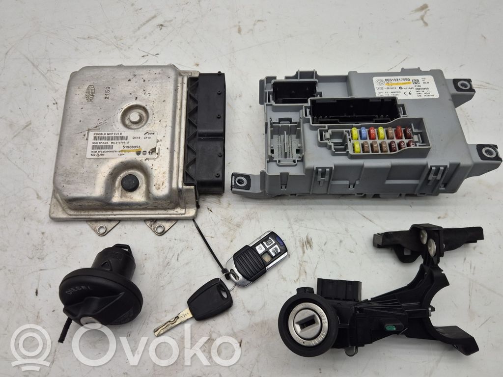 Opel Combo D Kit calculateur ECU et verrouillage 