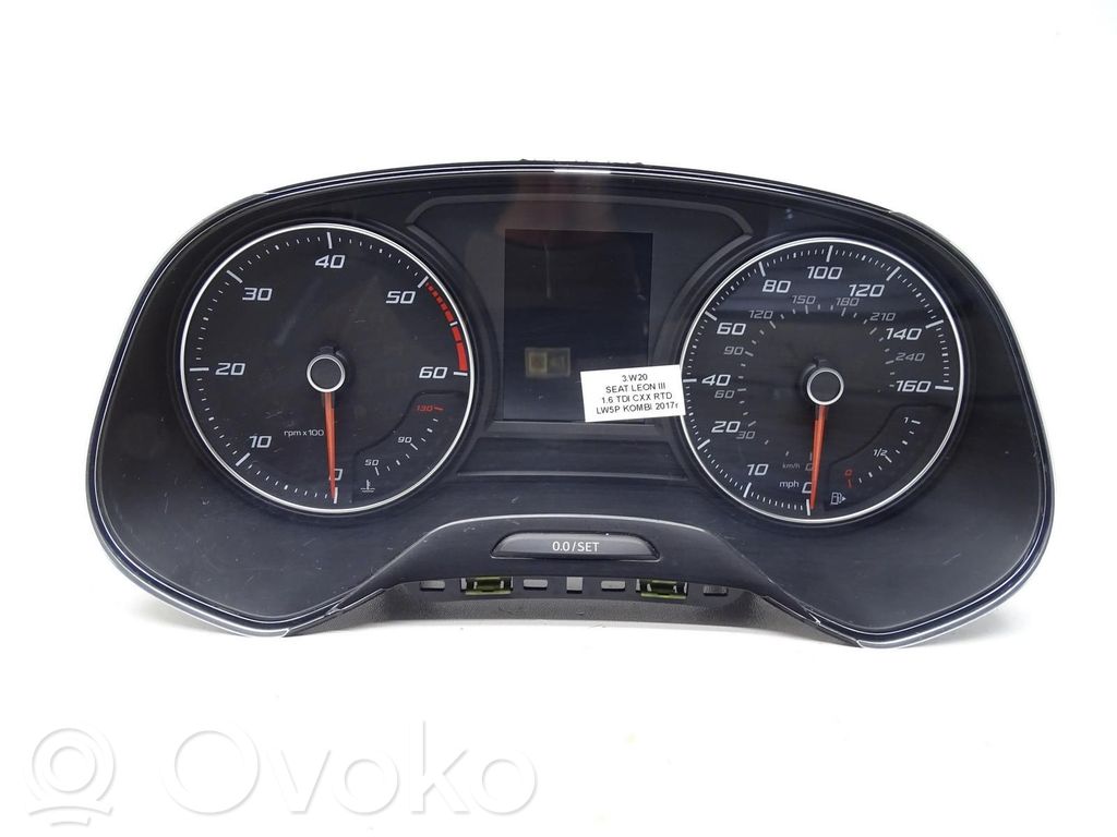 Seat Leon (5F) Speedometer (instrument cluster) 