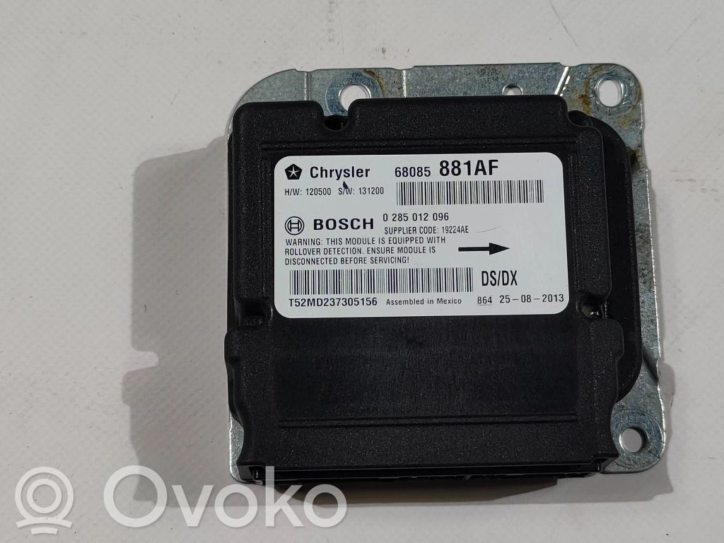 Airbag control unit/module   68085881AF,0285012096,T52MD237305156