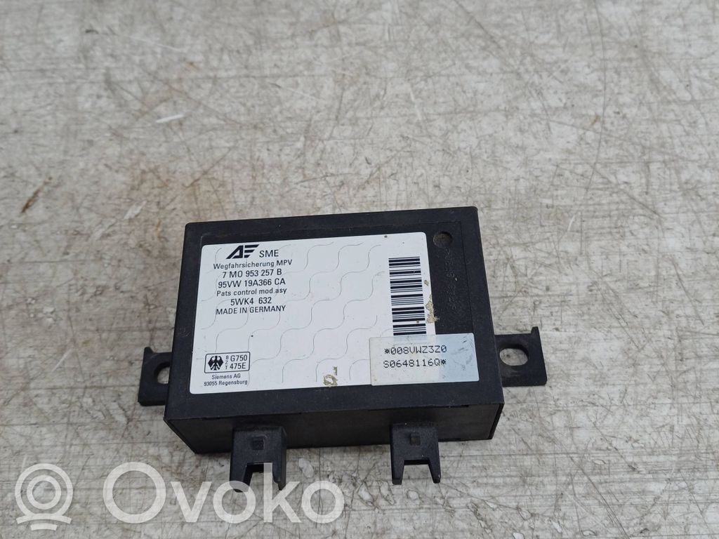 Volkswagen Sharan Immobilizer control unit/module 