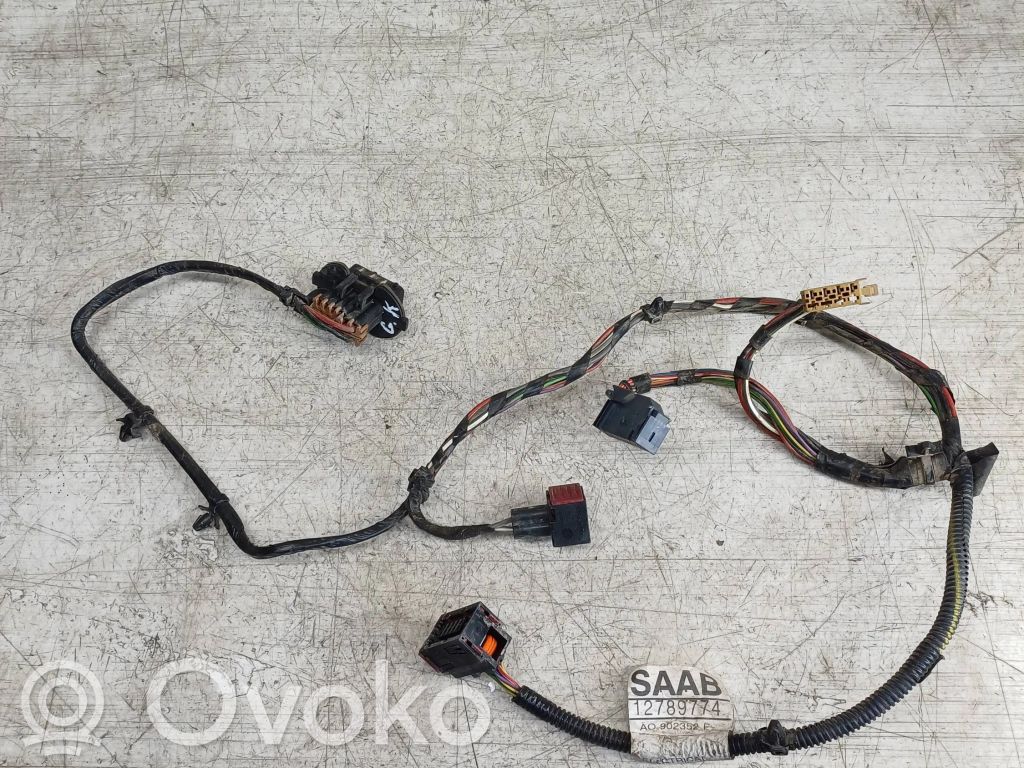 Saab 9-3 Ver2 Cableado de puerta trasera 
