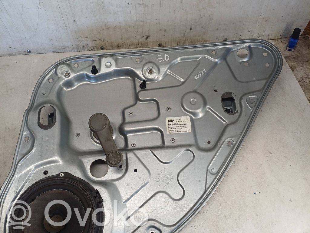 Ford Focus C-MAX Regulador manual de la ventanilla trasera 