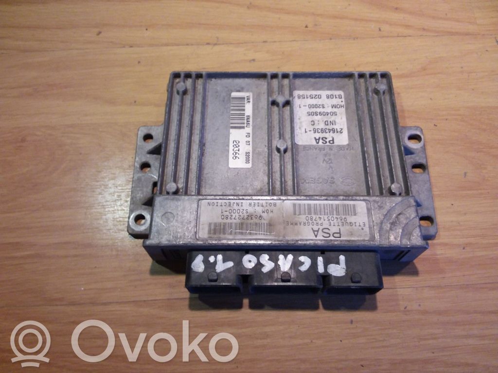 Citroen Xsara Picasso Engine control unit/module 