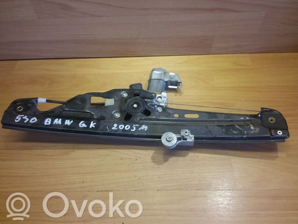 BMW 5 E60 E61 Rear door window regulator with motor 
