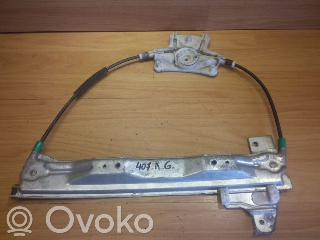 Peugeot 407 Mechanizm podnoszenia szyby tylnej bez silnika 
