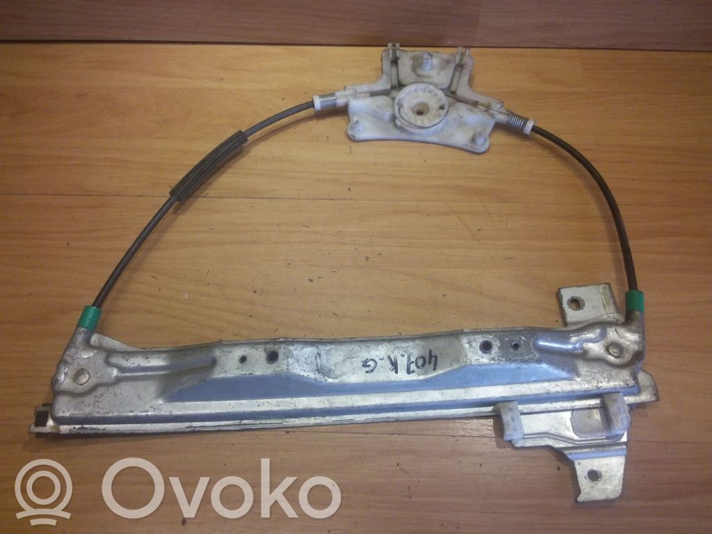 Peugeot 407 Mechanizm podnoszenia szyby tylnej bez silnika 