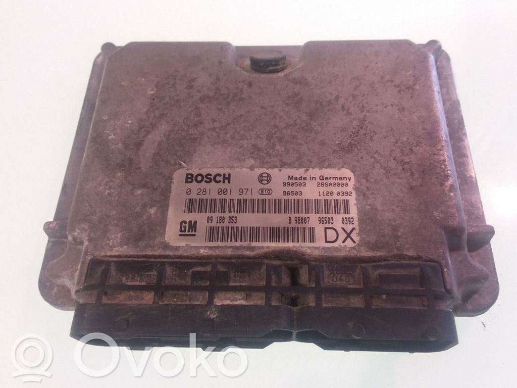 Opel Astra G Engine control unit/module 