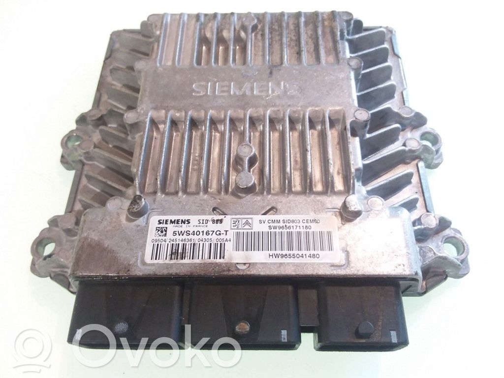 Peugeot 407 Engine control unit/module 