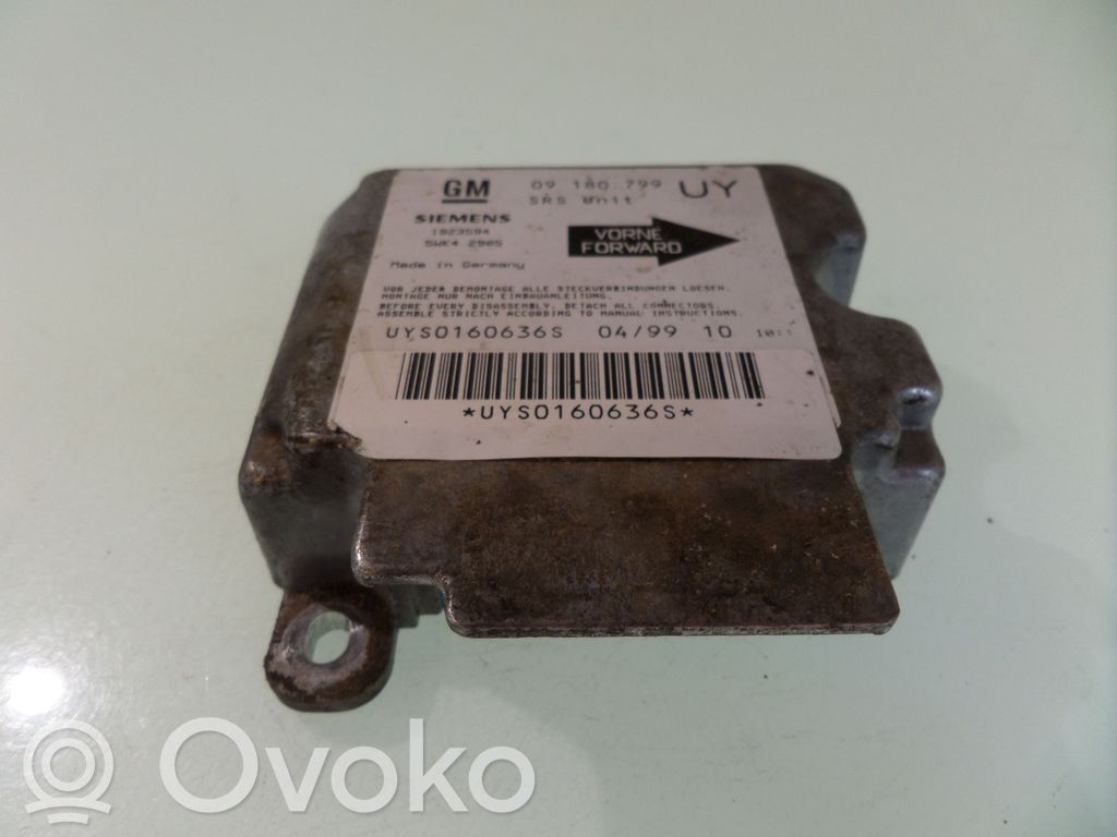 Opel Astra G Airbag control unit/module 