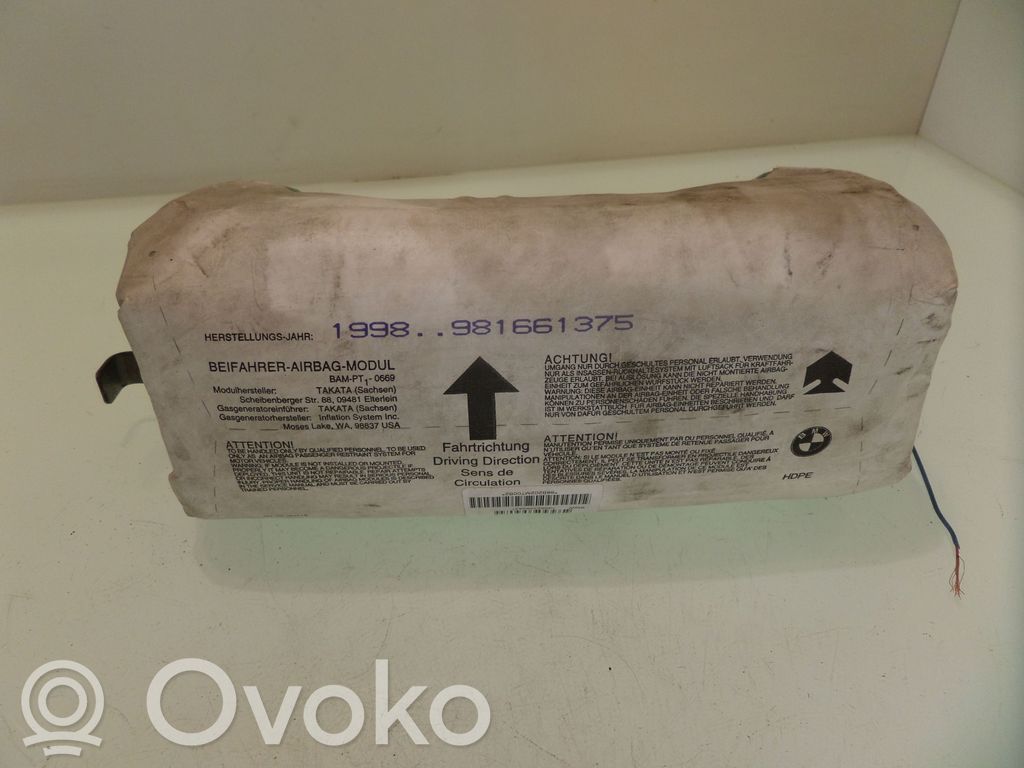 BMW 3 E46 Airbag del pasajero 