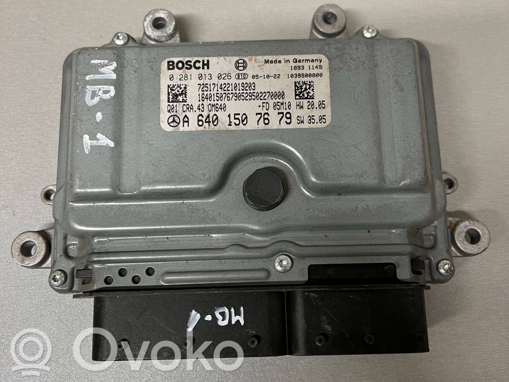 Mercedes-Benz A W169 Engine control unit/module 