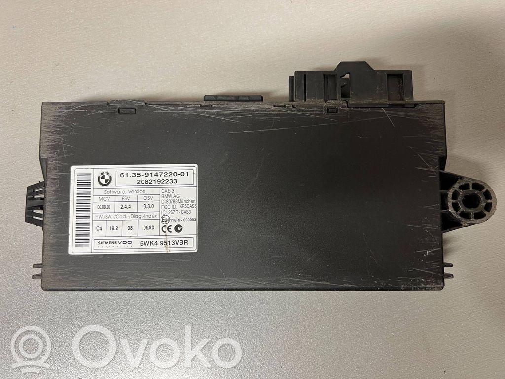 BMW 3 E90 E91 Keyless (KESSY) go control unit/module 