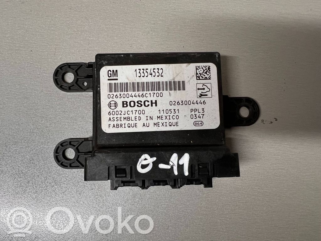 Parking PDC control unit/module   13354532,0263004446,6002JC1700,110531
