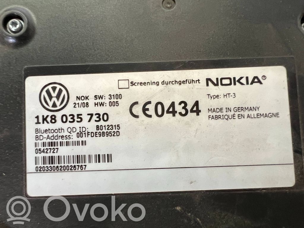 Bluetooth modulis   1K8035730,001FDE9B952D,0542727,1K8035730B,2033062002670