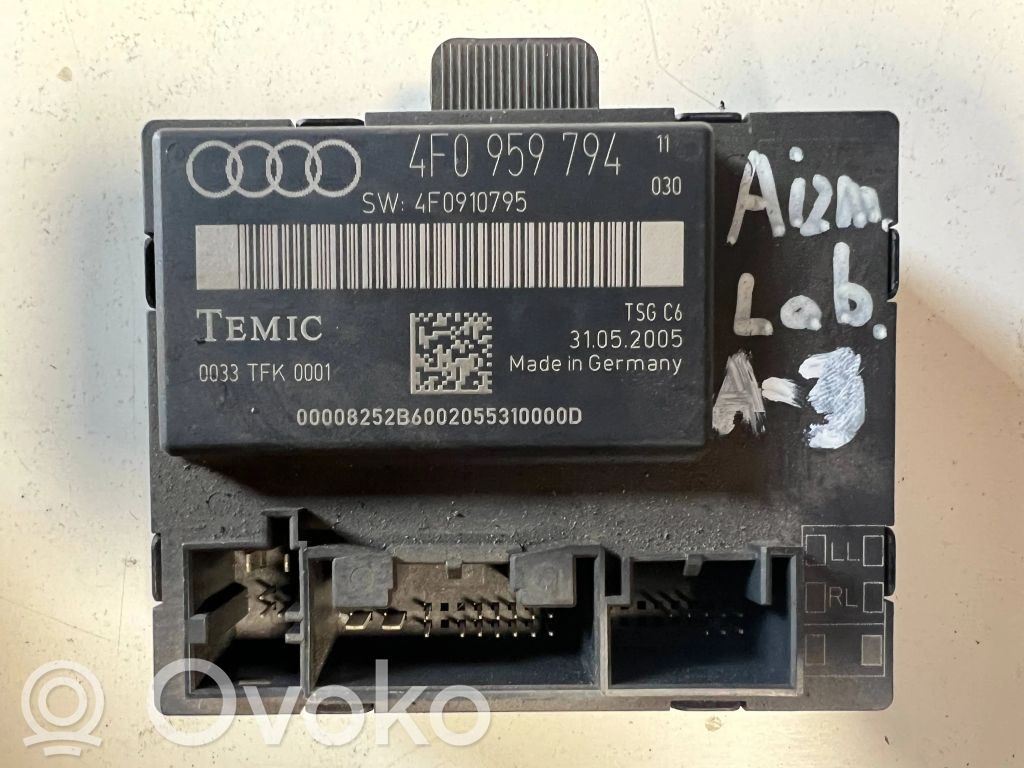 Unité de commande module de porte   4F0959794,4F0910795,0033TFK0001