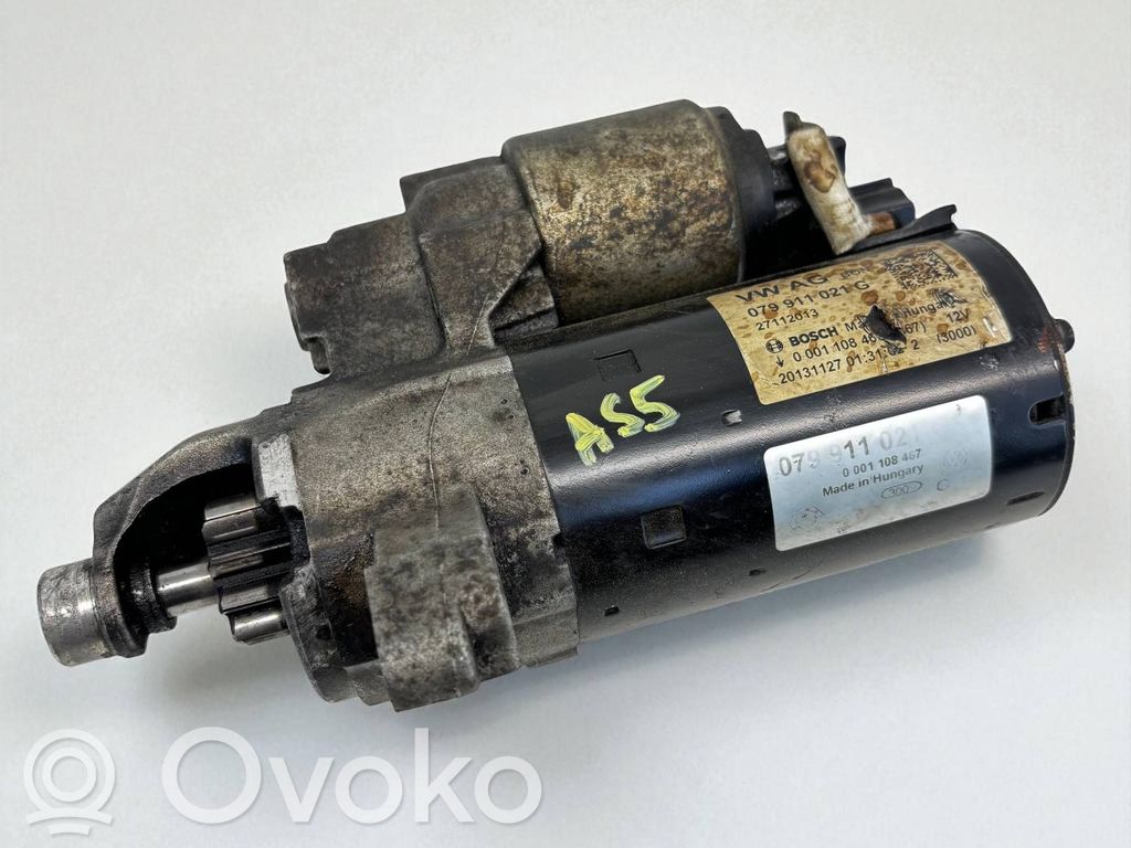 Стартер   079911021G,06E911021B,079911021C,079911021D