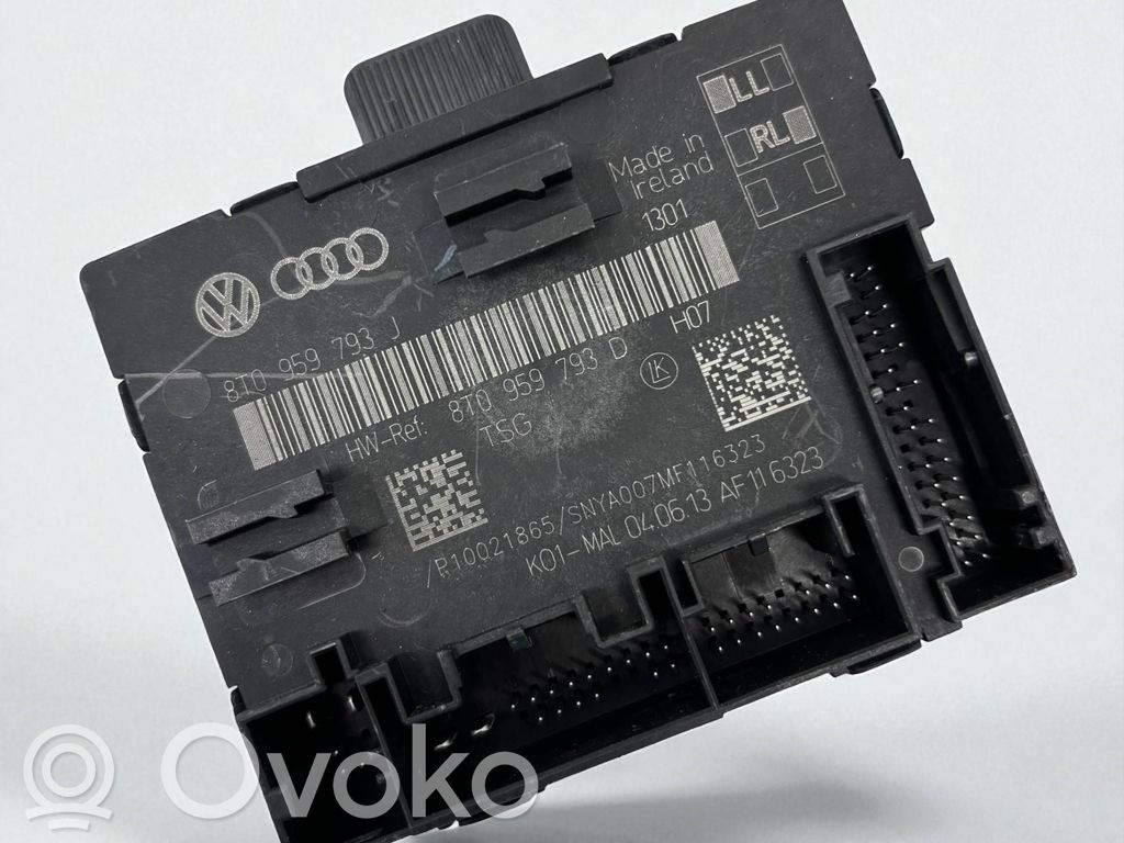 Door control unit/module   8T0959793J,8T0959793A,8T0959793D,8T0959793K
