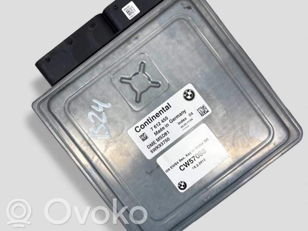 Komputer / Sterownik ECU silnika   7612455,12147612455,12147604567,12147611358,12147616431,12148612998,12148618862,12148619751,7604567,7611358,7616431,8612998,8618862,8619751,MSD81